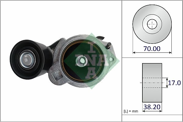 Napinacz paska wieloklinowego do Volvo, 534 0787 10, INA w ofercie sklepu e-autoparts.pl 